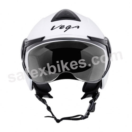 Vega Verve Ladies Open Face Helmet White Motorcycle Parts For